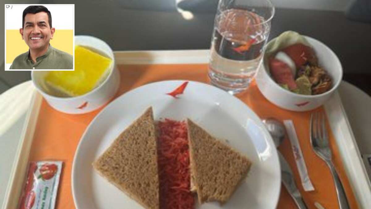 'Is this what Indians should eat?' Celebrity chef Sanjeev Kapoor slams Air India's in-flight meal 'Is this what Indians should eat?' Celebrity chef Sanjeev Kapoor slams Air India's in-flight meal