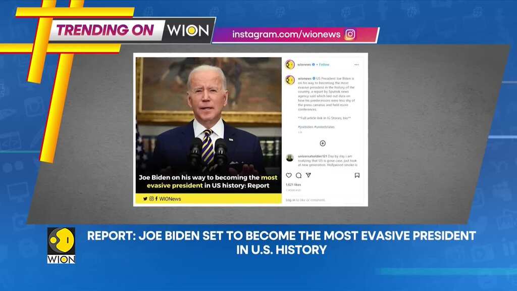 Trending on WION | Report: Joe Biden set to become the most evasive President in US history