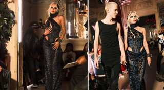 It's a fashion moment! Halsey turns model for Parisian label at Paris Fashion Week