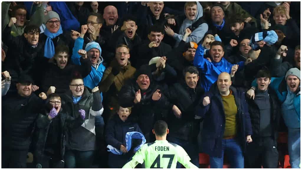 Phil Foden's brace eases Manchester City into FA Cup sixth round, Leicester bow out