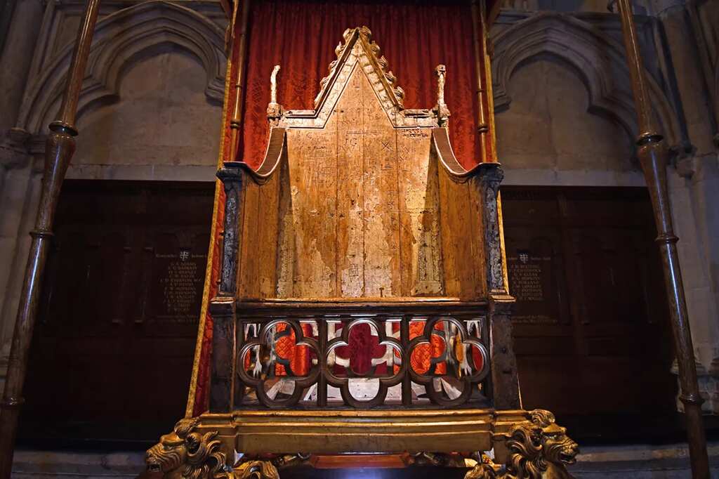 Britain's coronation throne revamped for King Charles' coronation