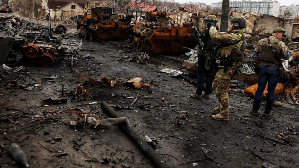 Rebuilding Bucha a year after Russia's massacre
