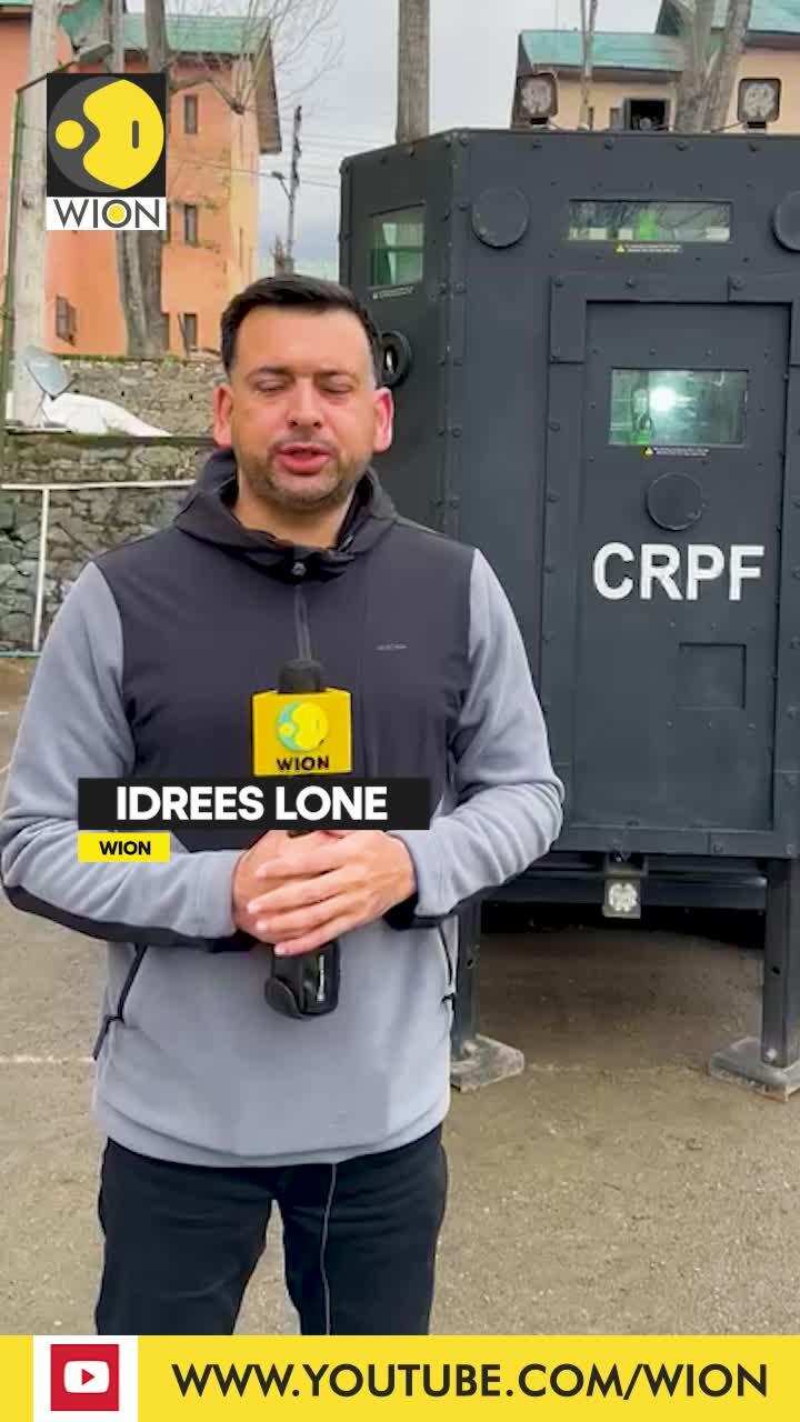 CRPF's new counter-terrorism vehicle in Kashmir