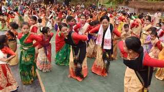WATCH | Assam aims to set Guinness World Record for largest Bihu dance with 11,000 performers