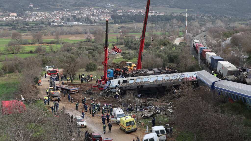 Greece train collision due to 'tragic human error', claims Greek PM Mitsotakis