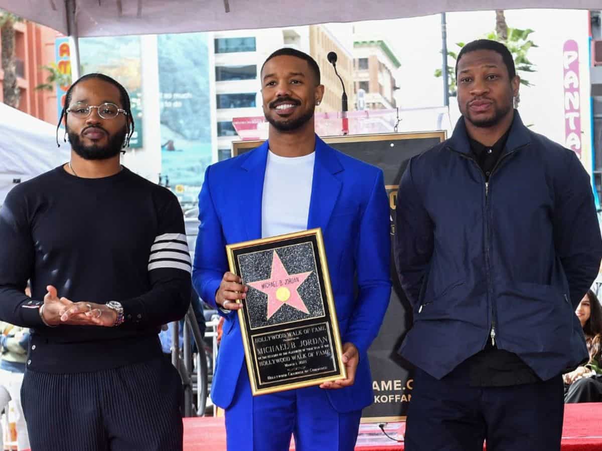 Michael B Jordan honoured with a star on Hollywood Walk of Fame, see pics Michael B Jordan honoured with a star on Hollywood Walk of Fame, see pics