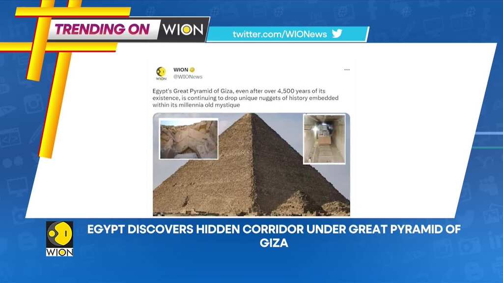 Trending on WION: Egypt discovers hidden corridor in Great Pyramid of Giza
