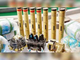 British Navy seizes 'smuggled Iranian weapons'