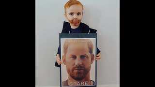 Three-year-old UK boy dresses up as Prince Harry for World Book Day