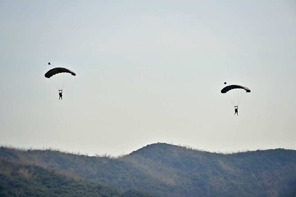 Paratroopers in Cobra Gold exercise