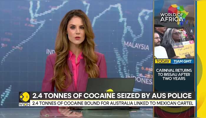 2.4 tonnes of Cocaine bound for Australia linked to Mexican cartel
