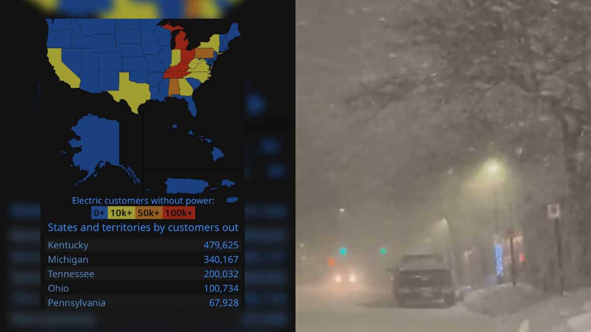 More than million across US left without power as storm batters the ...