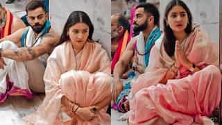 Anushka Sharma, Virat Kohli seek blessings at Mahakaleshwar temple in Ujjain