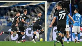 Matias Vecino strike hands Napoli first home defeat of Serie A season