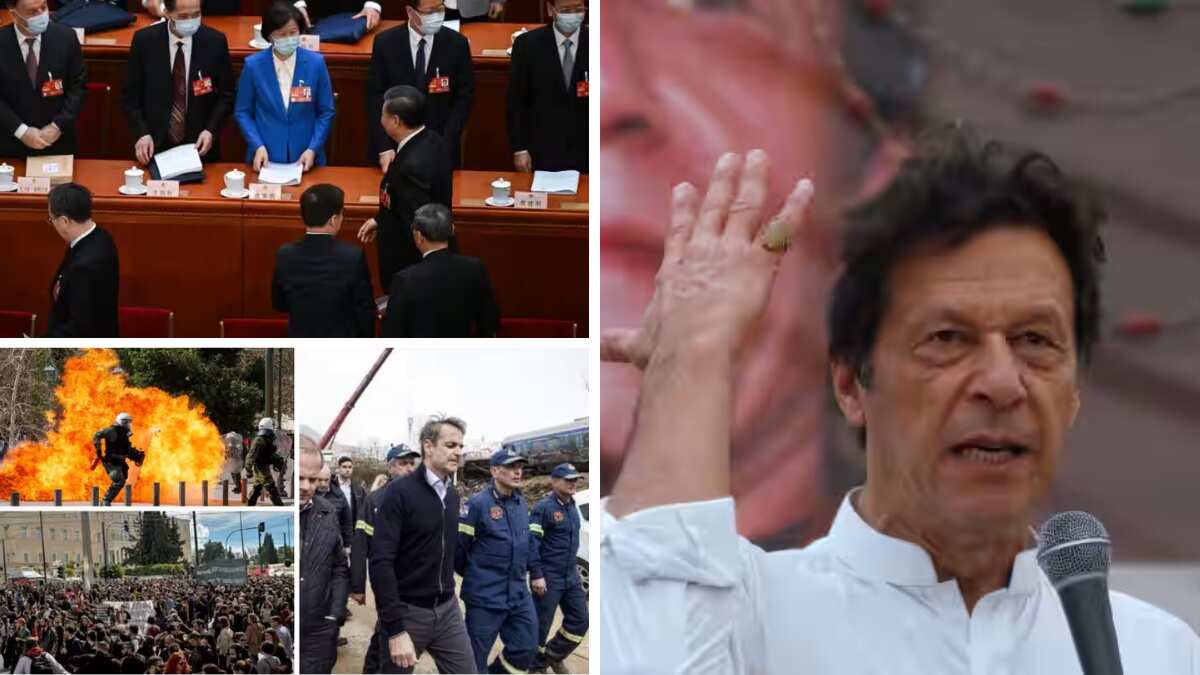 Top 10 world news: Pak former PM Imran Khan evades arrest, China increases military budget for 2023, and more Top 10 world news: Pak former PM Imran Khan evades arrest, China increases military budget for 2023, and more