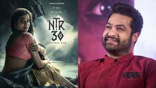NTR 30: Janhvi Kapoor shares first look of Telugu debut opposite Jr NTR on her birthday
