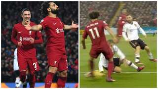 MUST WATCH: Mo Salah outfoxes Lisandro Martinez during Liverpool's 7-0 thrashing of Manchester United