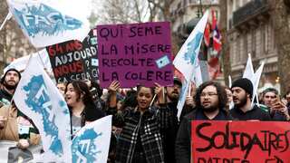 France hit with new round of protests against pensions reform plan