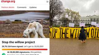 Protests mount against Alaska oil project as Biden administration faces dilemma