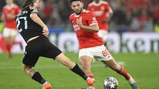 Benfica reach Champions League quarters by thrashing Brugge