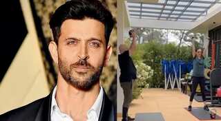 'No rang or bhang', Hrithik Roshan and family celebrate Holi 2023 at the gym