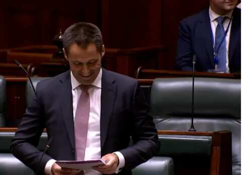 Australian MP Nathan Lambert proposes to partner in Parliament. Watch Australian MP Nathan Lambert proposes to partner in Parliament. Watch