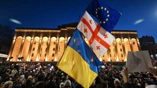 Thousands of protesters rally against 'foreign agent' bill in Georgia