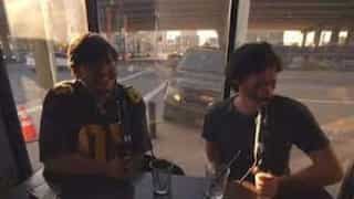 WATCH | Car crashes during podcast session in Huston, Texas