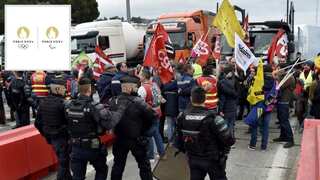 France protests: Labour union says it has cut power to Paris Olympics sites