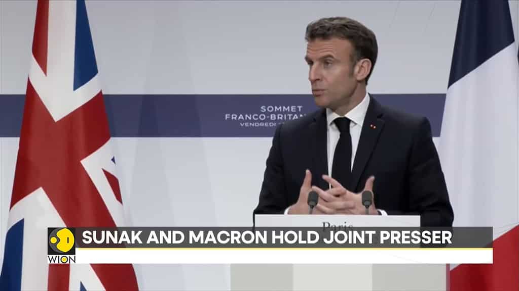 Sunak and Macron hold joint news conference at Paris summit