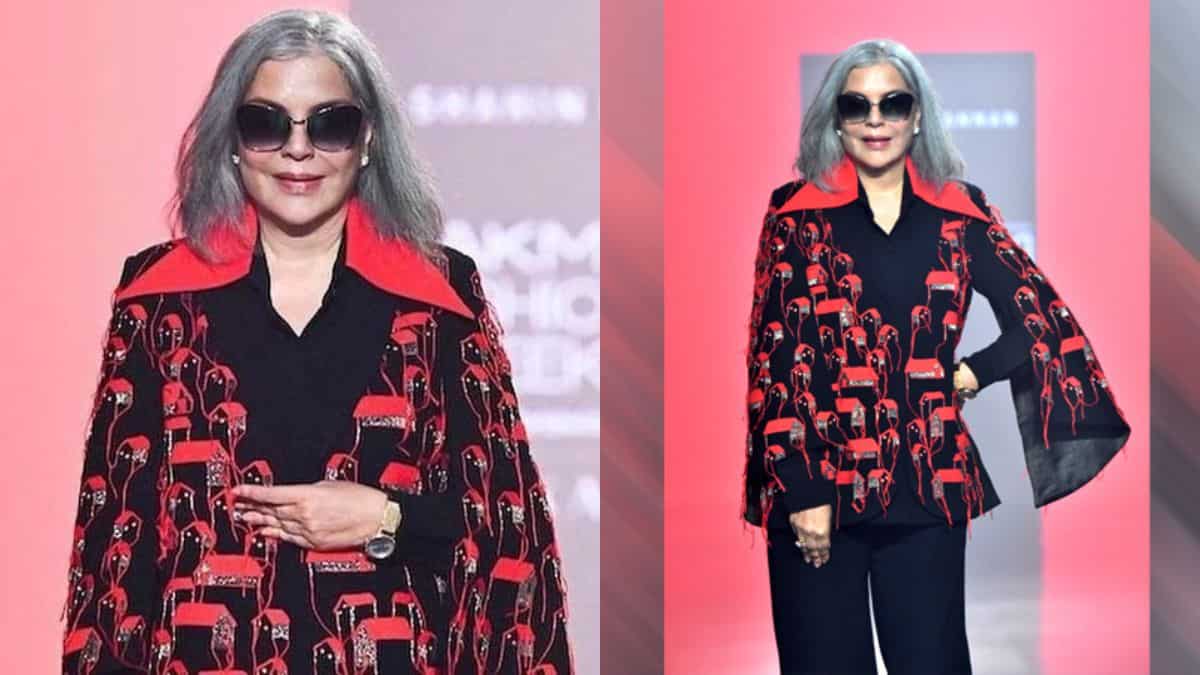 Zeenat Aman returns to ramp at 71 for Lakme Fashion Week 2023 | Watch Zeenat Aman returns to ramp at 71 for Lakme Fashion Week 2023 | Watch