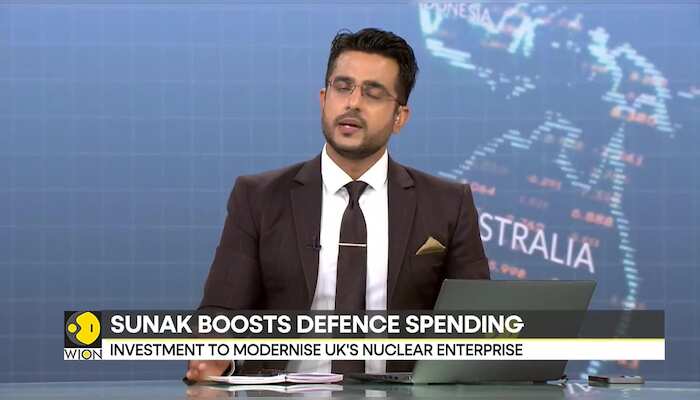 Sunak unveils 5billion extra defence spending ahead of Aukus summit in US