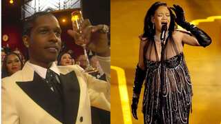 A$AP Rocky cheering for pregnant Rihanna at 2023 Oscars is the cutest thing you'll see today