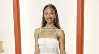 Zoe Saldana wins the internet with her sustainable style at the Oscars 2023