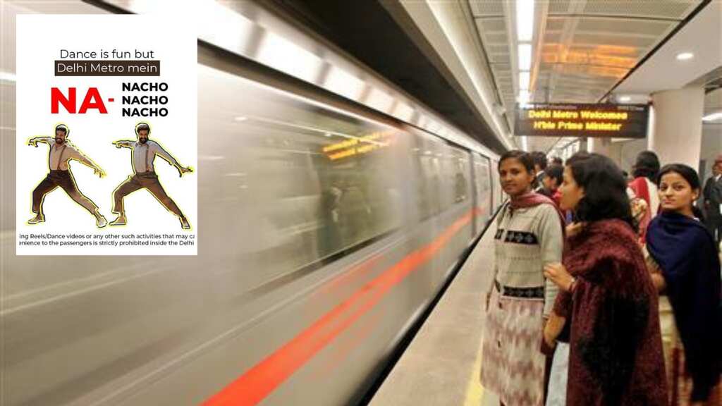 DMRC says filming dance videos and Instagram reels banned in Delhi Metro