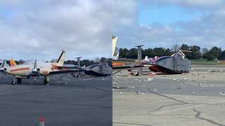 Heist gone wrong: Thief crashes stolen helicopter at Sacramento Airport