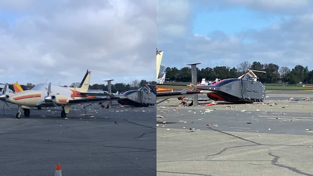 Heist gone wrong: Thief crashes stolen helicopter at Sacramento Airport