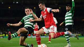 Sporting stun Arsenal in Europa League shoot-out after Goncalves masterpiece