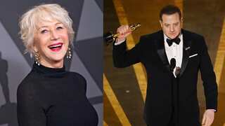 Helen Mirren reveals she cried after Brendan Fraser's Oscar win: 'He's a magical man'