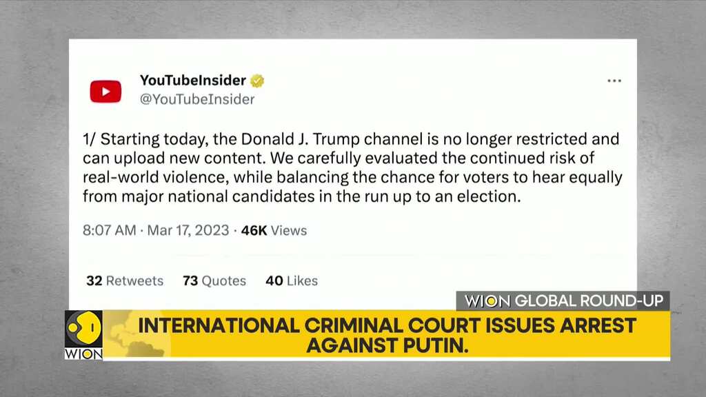 ICC judges issue arrest warrant for Vladimir Putin over alleged war crimes