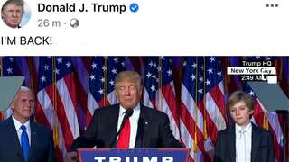 ‘I’M BACK’: Trump writes first post on his reinstated Facebook, YouTube accounts