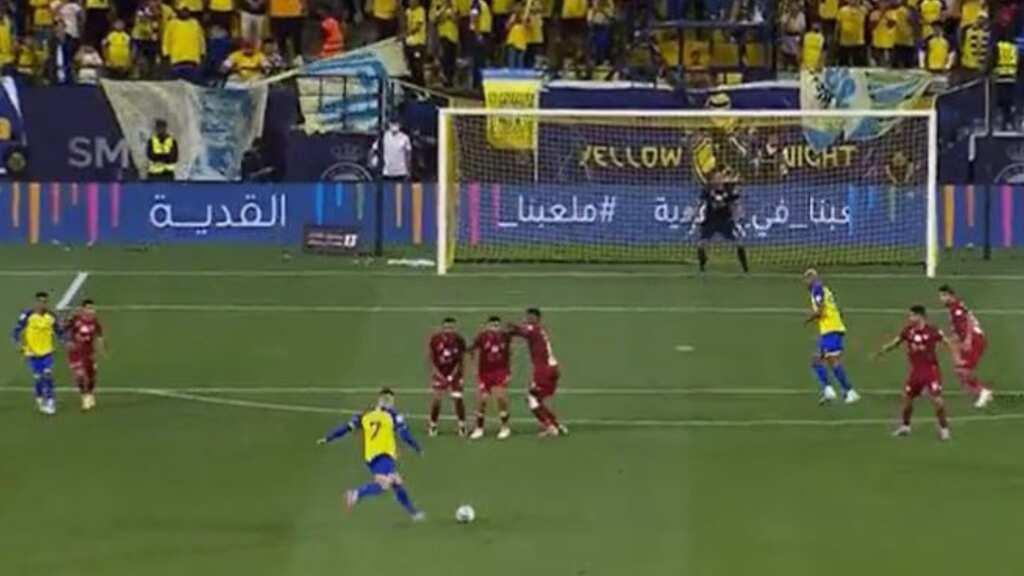 Watch: Cristiano Ronaldo's BRILLIANT free-kick goal inspires Al Nassr's win vs Abha in Saudi Pro League