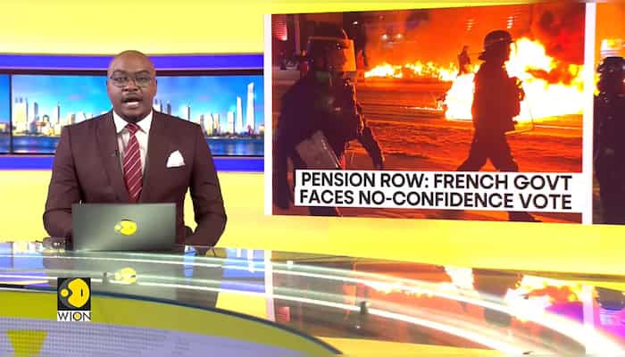 French President Macron faces vote of no confidence amid protest over reform plan