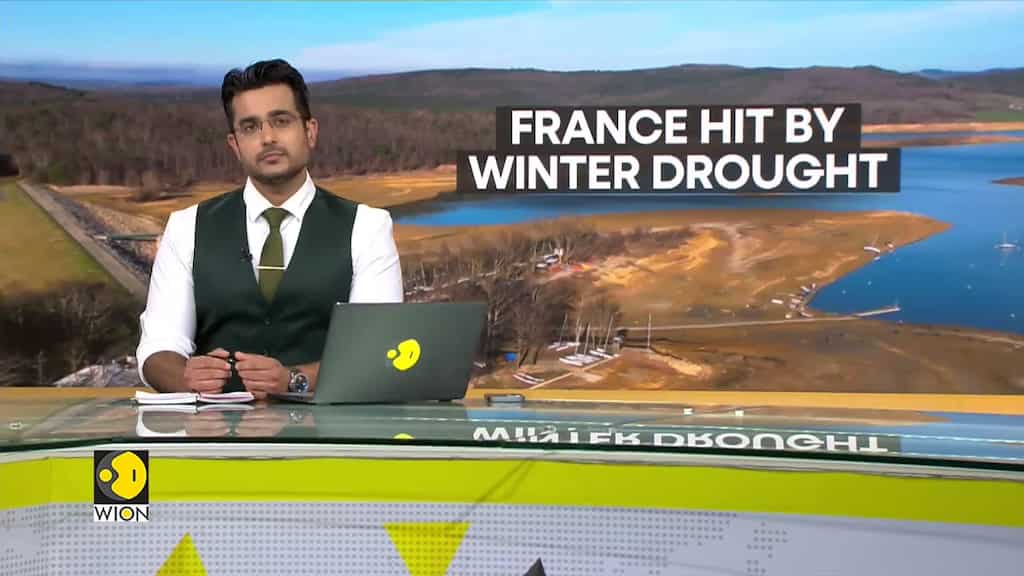 Winter drought dries up France's lake Montbel | WION Climate Tracker
