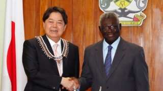 Japan is ‘closely monitoring’ security pact between China, Solomon Islands, says foreign minister