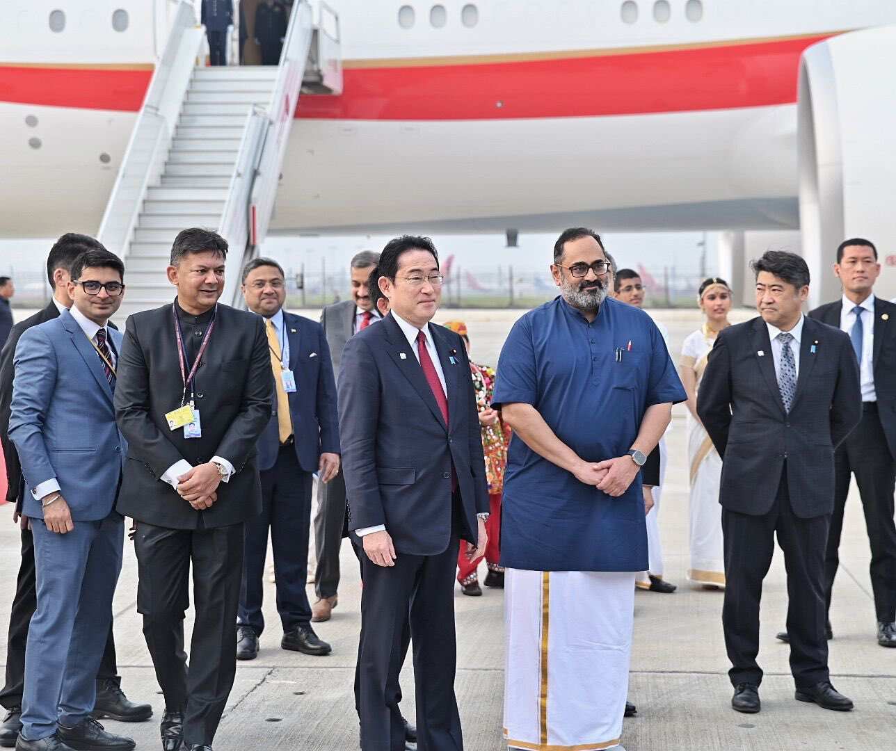 Japanese PM Fumio Kishida lands in India; defence, Indo-Pacific on agenda Japanese PM Fumio Kishida lands in India; defence, Indo-Pacific on agenda