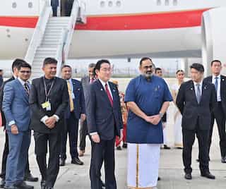 Japanese PM Fumio Kishida lands in India; defence, Indo-Pacific on agenda