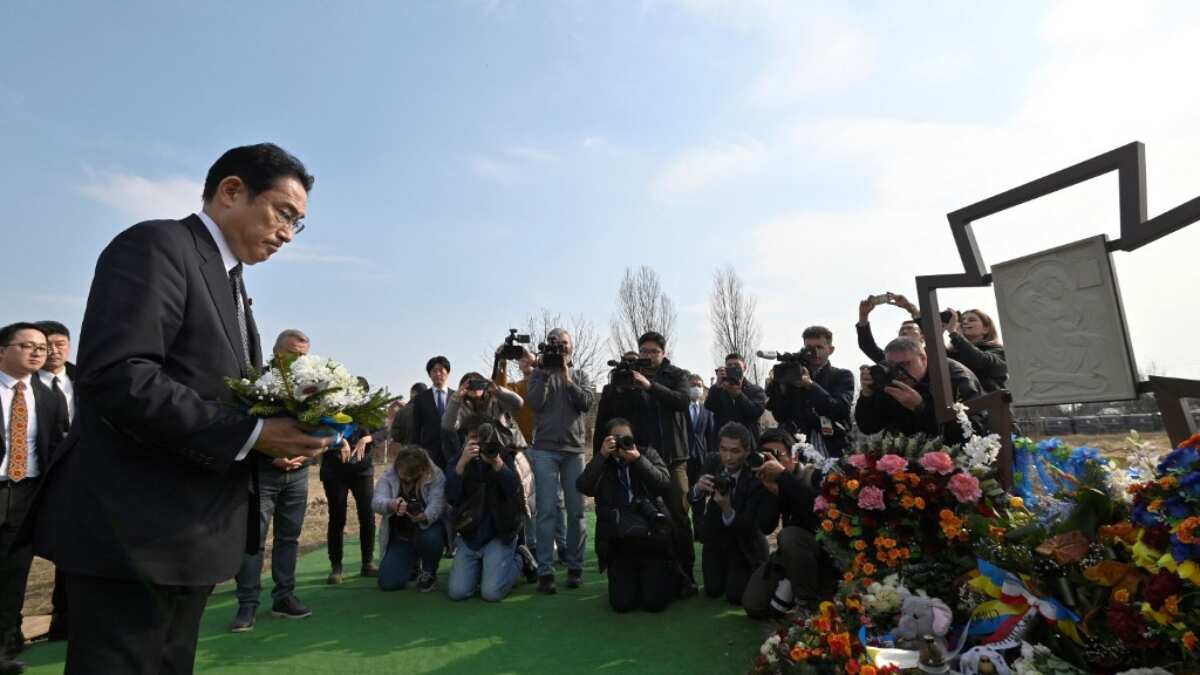 Russia-Ukraine war | Japan PM Kishida visits Bucha in Ukraine