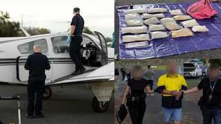 'Black flight' smugglers caught with 52 kg methamphetamine on remote Australian airstrip