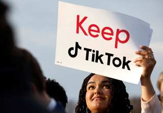 TikTok users descend on US Capitol to protest against calls for ban on app
